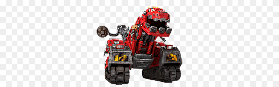 Dinotrux Character Ty Wagging His Tail, Bulldozer, Machine Free Png Download