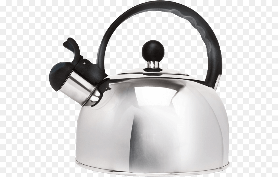 Diny Home Amp Style Stainless Steel Whistling Kettle, Cookware, Pot Free Transparent Png