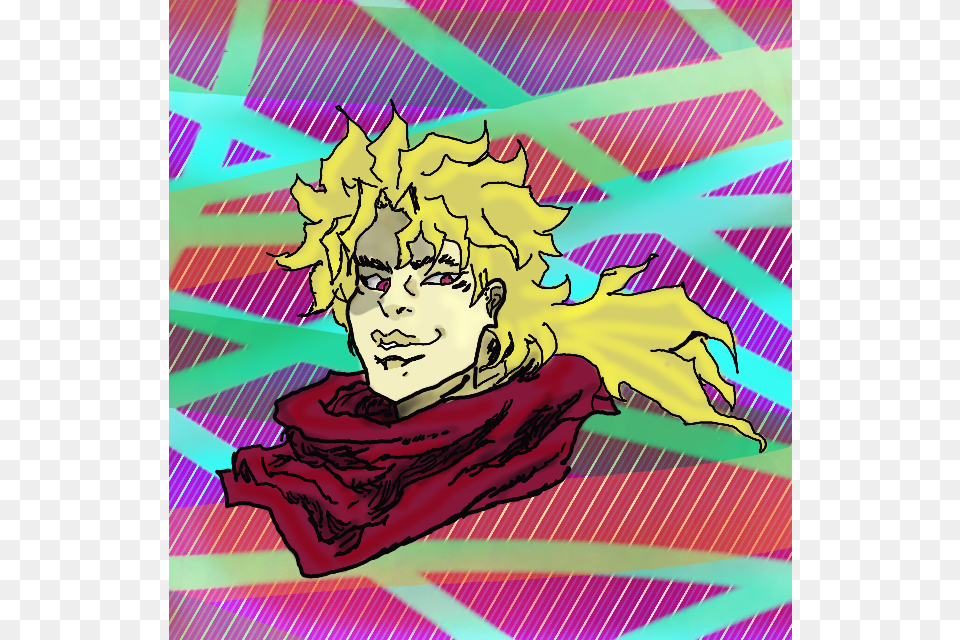 Dio Part 1 Fanartpart Illustration, Art, Purple, Graphics, Face Png