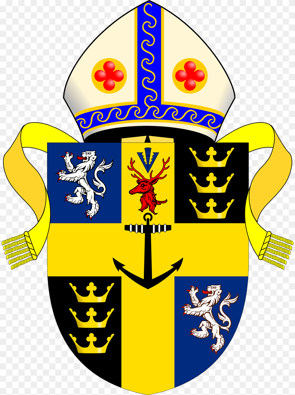 Diocese Of Cape Town Arms Clipart, Armor, Baby, Person, Shield Png Image