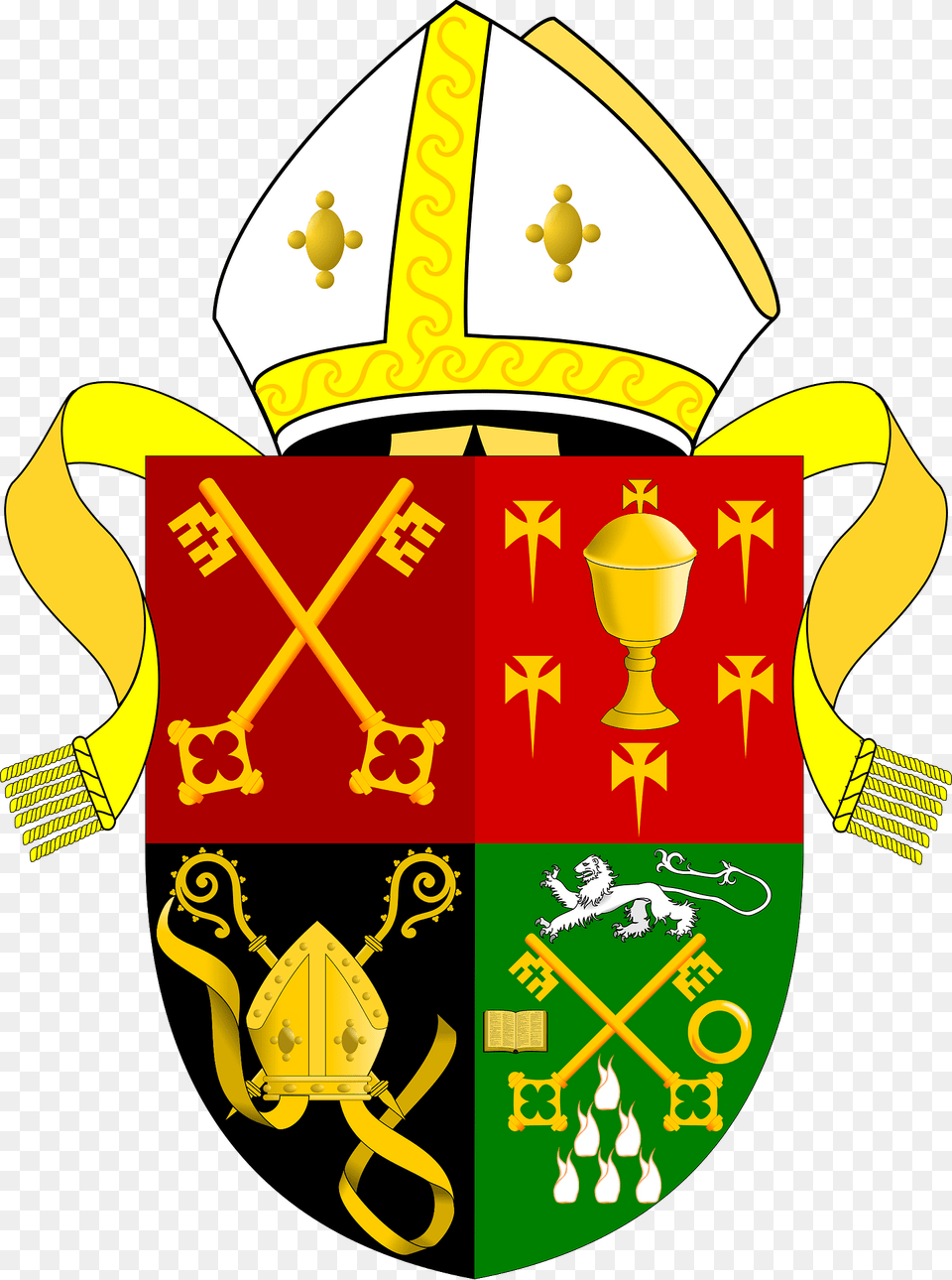 Diocese Of Cashel Ferns And Ossory Arms Clipart, Armor, Dynamite, Weapon Free Png