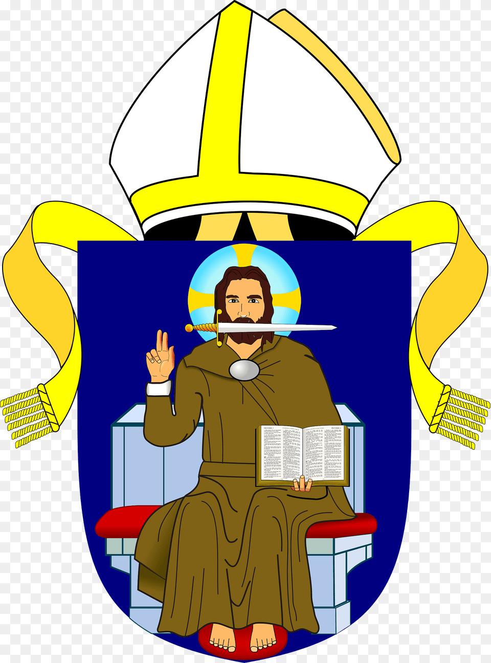 Diocese Of Chichester Arms Clipart, Adult, Female, Person, Woman Free Png Download