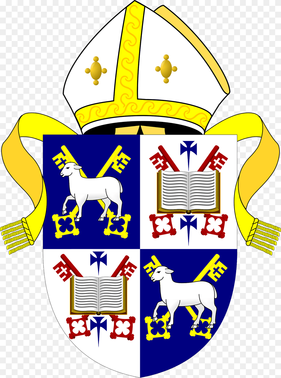 Diocese Of Down And Dromore Arms Clipart, Logo, Symbol Free Png