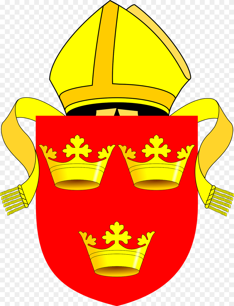 Diocese Of Ely Arms Clipart, Emblem, Symbol Png Image