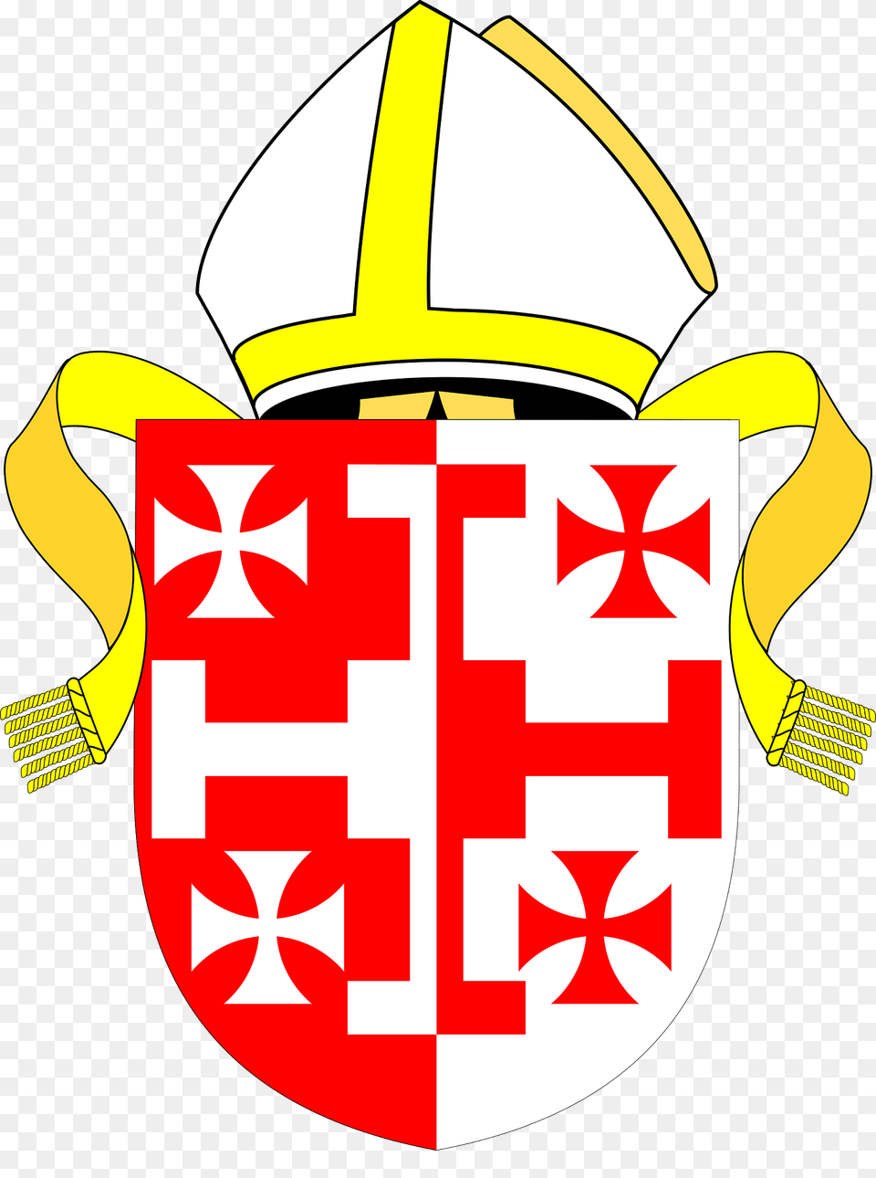 Diocese Of Lichfield Arms Clipart, First Aid, Armor Free Transparent Png