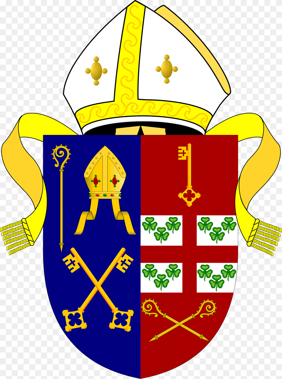 Diocese Of Limerick And Killaloe Arms Clipart, Armor, Shield, Baby, Person Png
