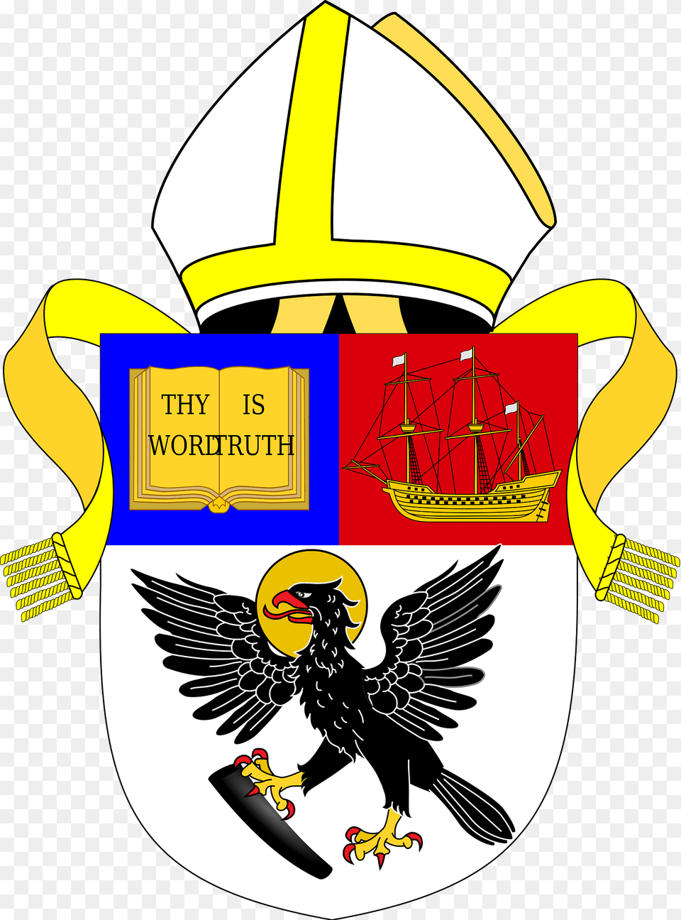 Diocese Of Liverpool Arms Clipart, Animal, Bird, Boat, Emblem Free Transparent Png