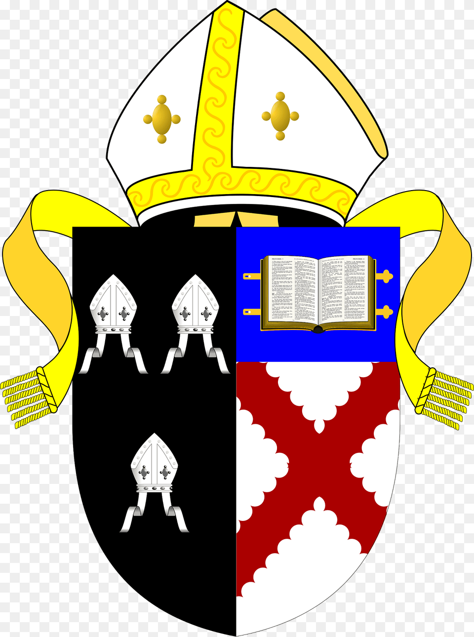 Diocese Of Meath And Kildare Arms Clipart, Armor, Shield Png Image