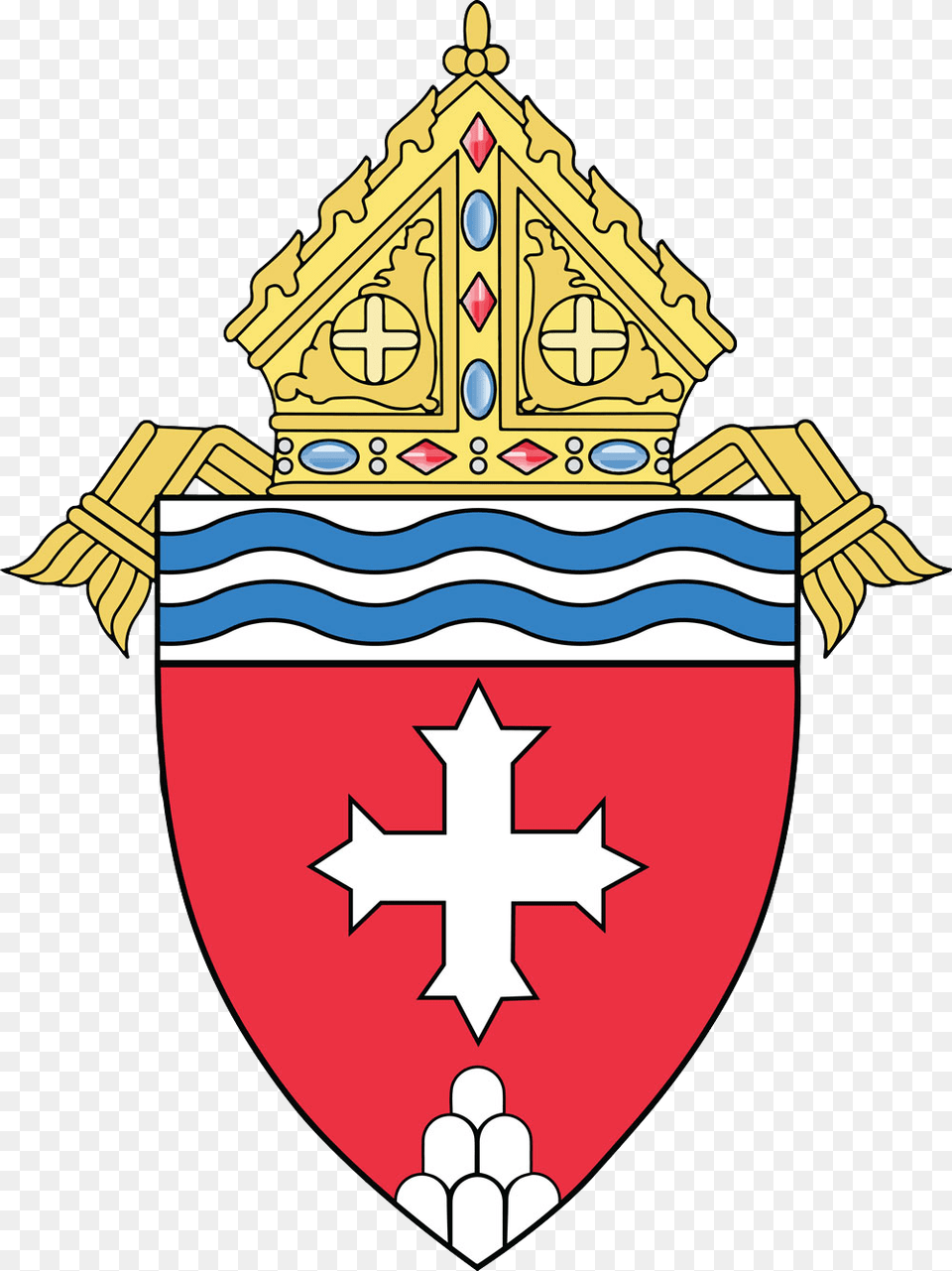 Diocese Of Memphis Coat Of Arms Catholic Diocese Of Memphis In Tennessee, Armor, Dynamite, Weapon, Shield Free Png Download