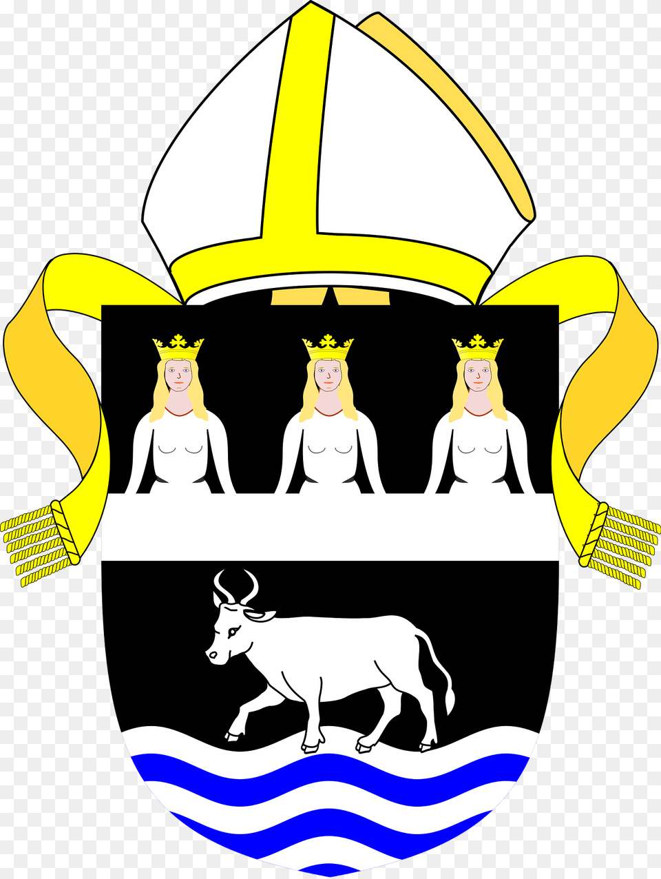 Diocese Of Oxford Arms Clipart, Adult, Person, Woman, Female Free Png