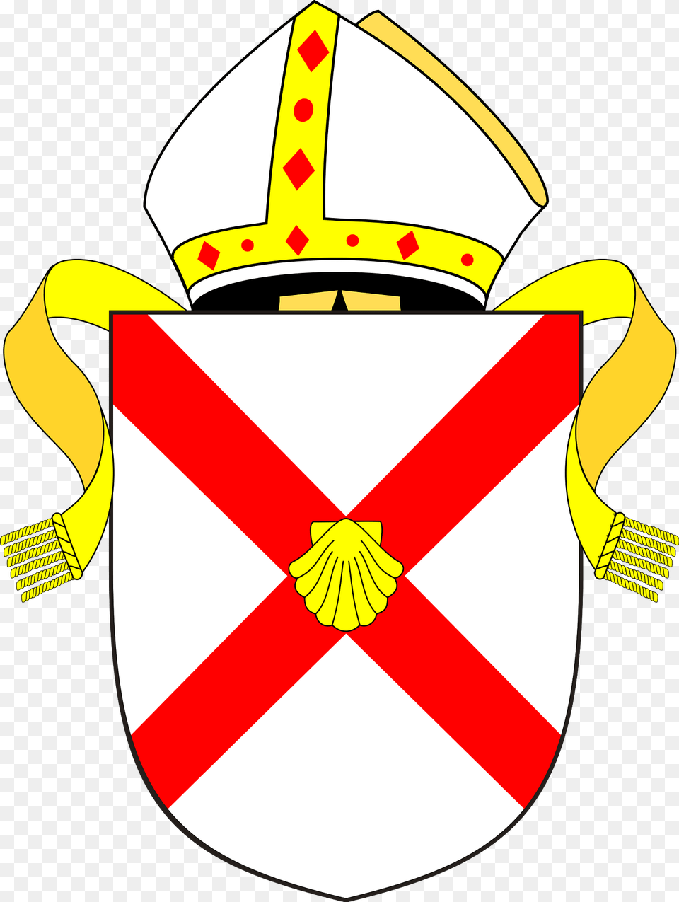 Diocese Of Rochester Arms Clipart, Armor, Dynamite, Weapon, Shield Png Image