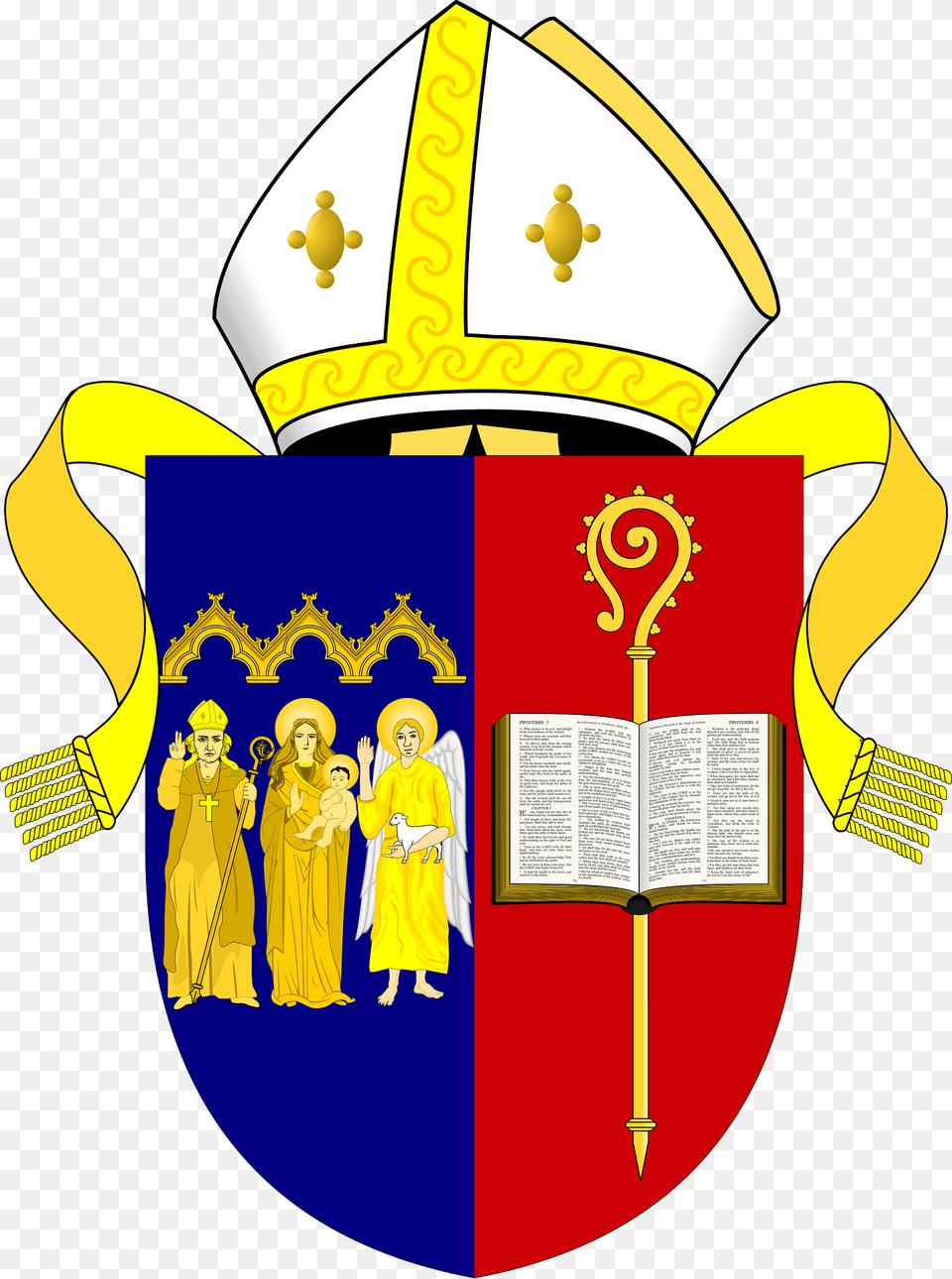 Diocese Of Tuam Killala And Achonry Arms Clipart, Adult, Baby, Female, Person Png Image