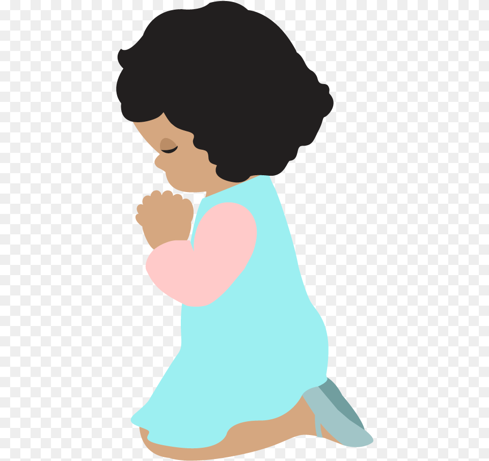 Dios Ayudame Download Kids Praying Clipart Transparent, Kneeling, Person, Adult, Female Png