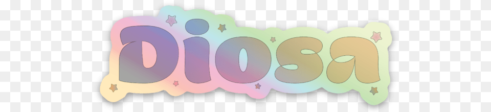 Diosa Holo Sticker Construction Paper, Number, Symbol, Text Free Png Download