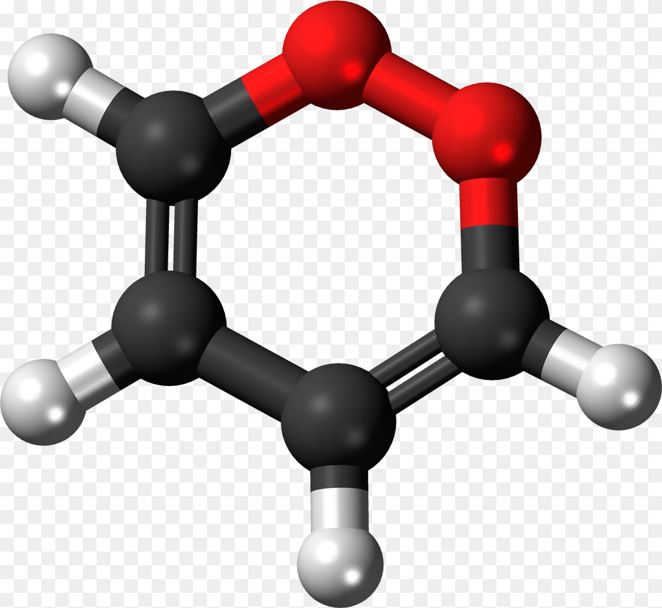 Dioxin 3d Balls 2 Ball And Stick Model Of Organic Compounds, Sphere, Mace Club, Weapon Free Png Download