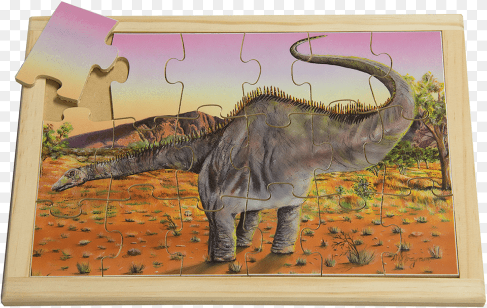Diplodocus Puzzle Picture Frame, Animal, Dinosaur, Reptile, Game Free Png Download