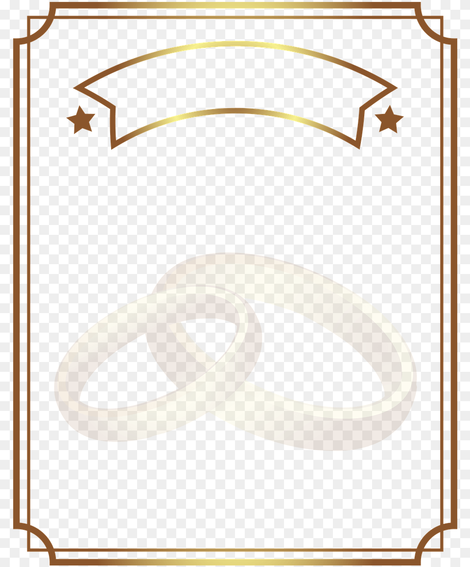 Diploma Gold Wedding Rings Heart Wedding Frame Gold Svg, Accessories, Jewelry, Ring, Tape Png Image