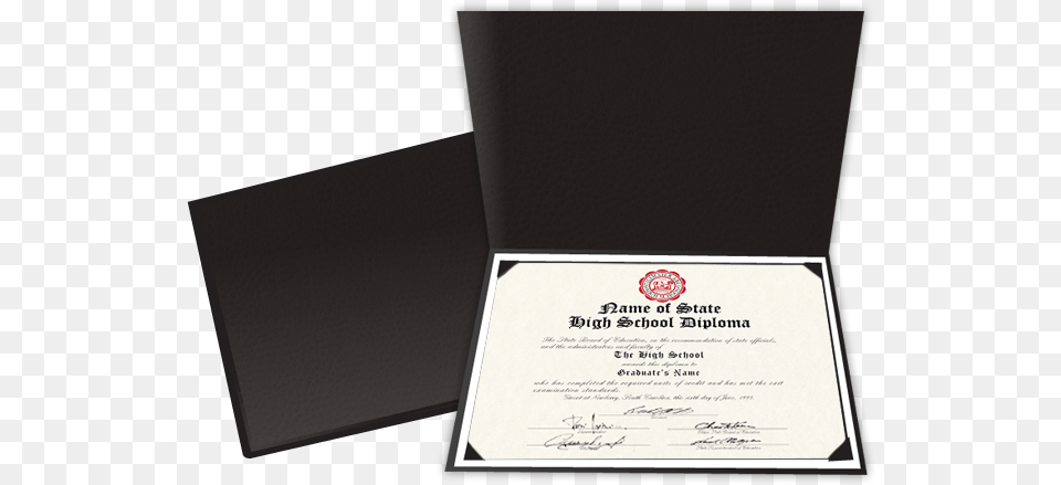 Diploma Graduation Folders Graduation Certificate Folder, Text, Document Png