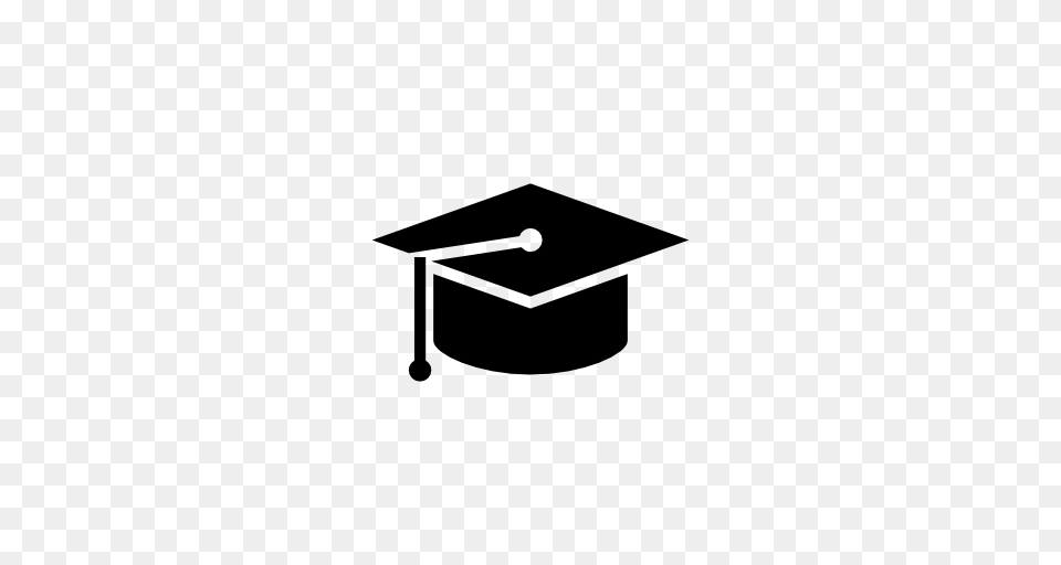 Diploma Hat Black Transparent Icon Web Icons, Graduation, People, Person, Stencil Png Image