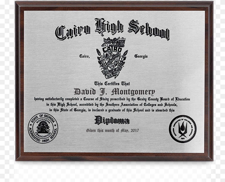 Diploma Plaque, Text, Document Free Png