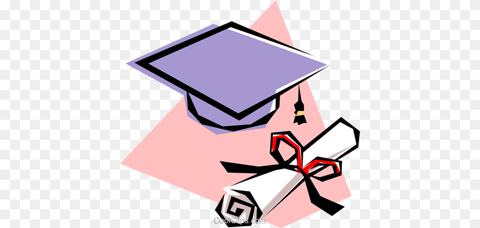 Diploma Royalty Vector Clip Art Illustration, Graduation, People, Person Png Image