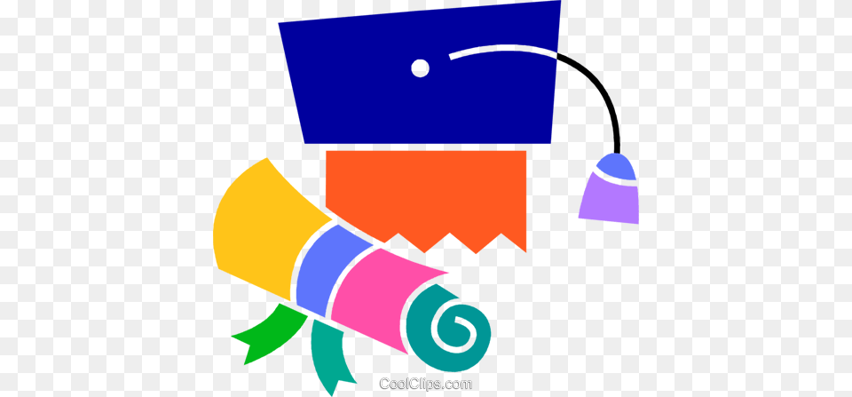 Diplomas And Caps Mortar Boards Royalty Vector Clip Art, People, Person, Graduation, Text Free Png Download