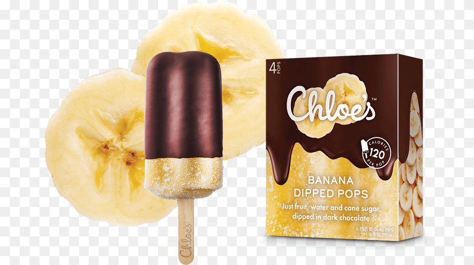 Dipped Banana Chloe39s Banana Dipped Pop, Food, Fruit, Plant, Produce Free Transparent Png
