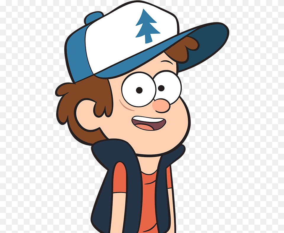 Dipper From Gravity Falls, Clothing, Hat, Face, Head Free Png