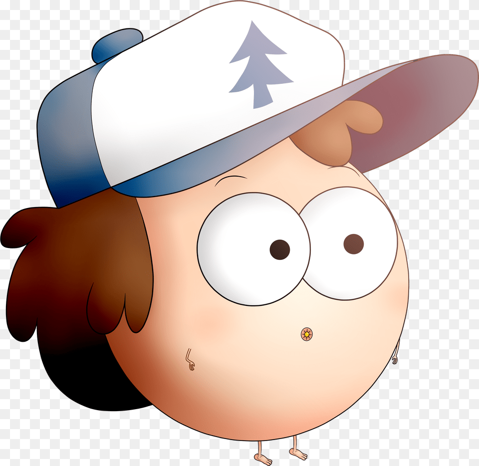 Dipper Pines Panza Viviente Gravity Falls, Clothing, Hat, Person Free Png