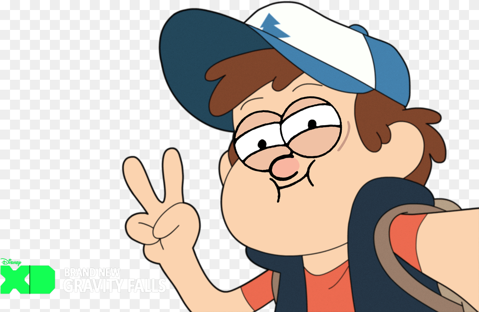Dipperface Selfie Gravity Falls Dipper Selfie, Body Part, Finger, Hand, Person Free Png Download