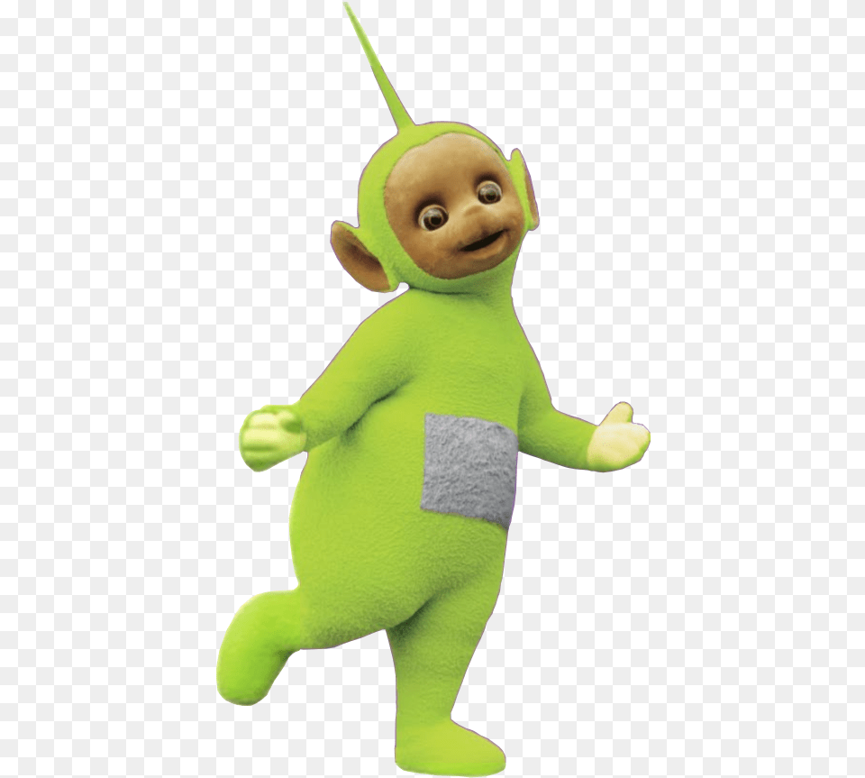 Dipsy Skip Teletubbies Background Green, Plush, Toy, Elf Free Transparent Png