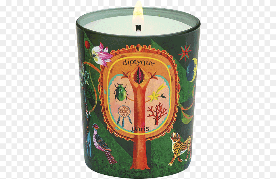 Diptyque Protective Pine Candle, Animal, Mammal, Tiger, Wildlife Free Png