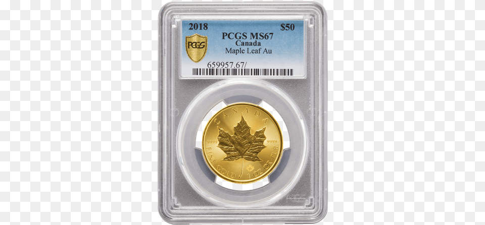 Direct Bullion Londonu0027s No1 Dealer Pcgs Maple Leaf Gold Coin, Money, Appliance, Device, Electrical Device Png