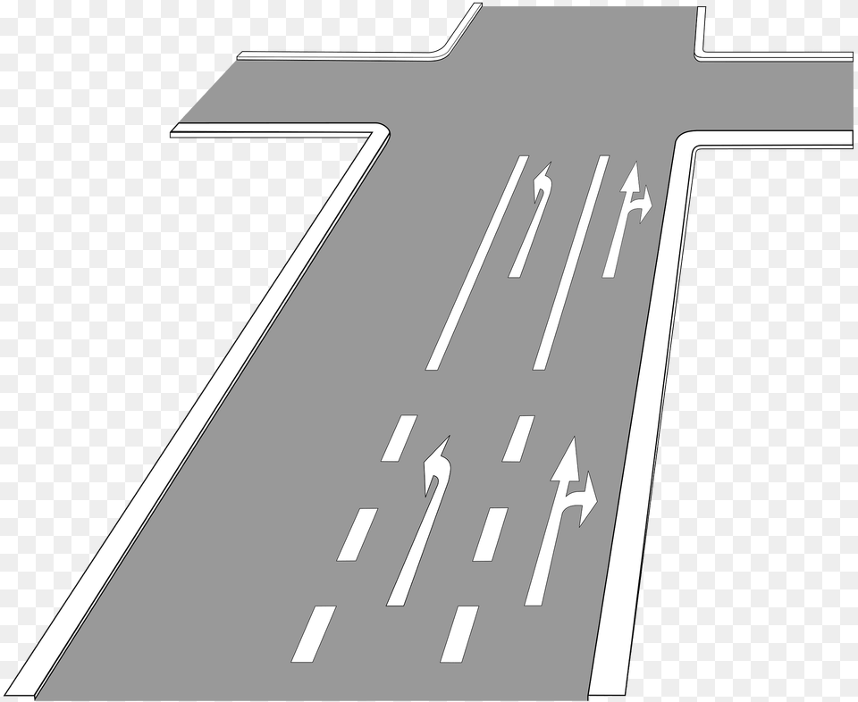 Direction Arrows No Stopping Or Parking Allowed Clipart, Airport, Road, Tarmac Png Image