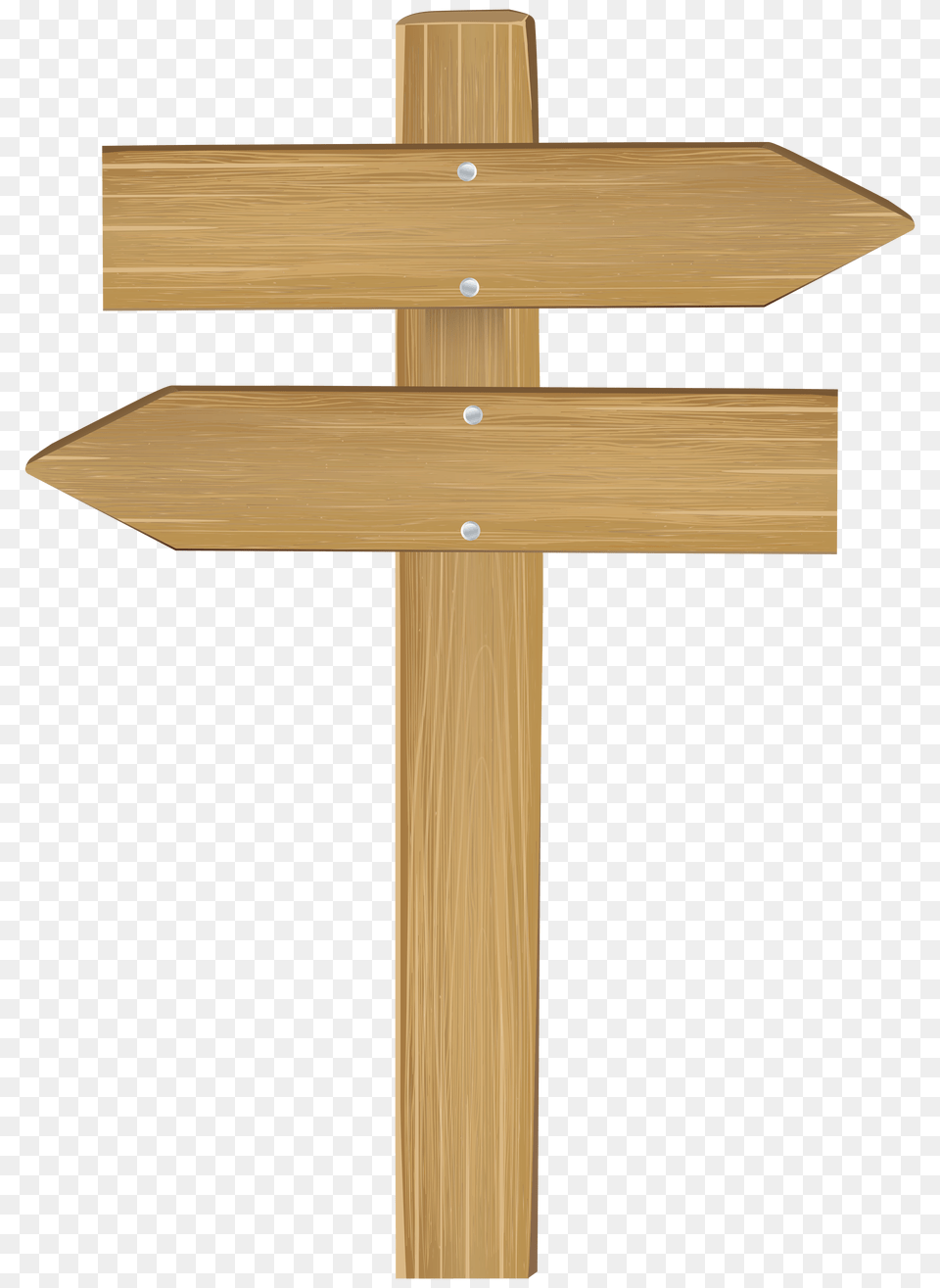 Direction Clipart Wooden Arrow Sign Wooden Arrow Sign, Cross, Symbol, Wood, Device Png