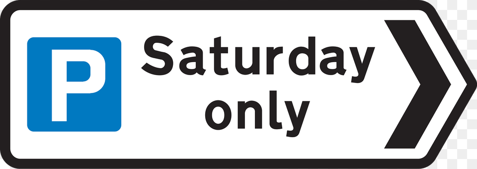Direction To A Parking Place Available Only On The Day Specified Clipart, License Plate, Transportation, Vehicle, Text Free Png Download