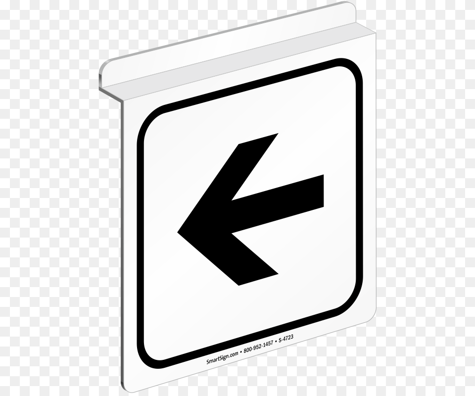 Directional Drop Ceiling Left Arrow Sign Sku S, Symbol, Road Sign, Mailbox Free Png