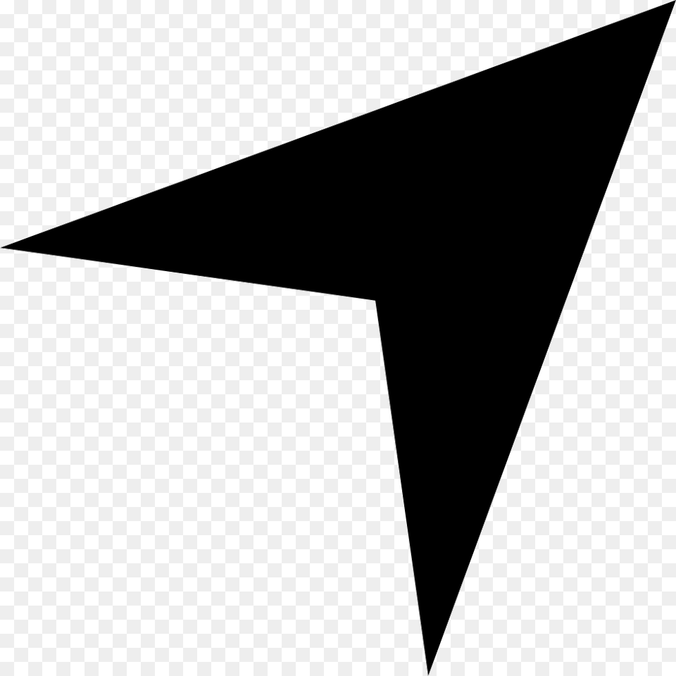 Directional Upper Right Arrow Triangle Free Transparent Png