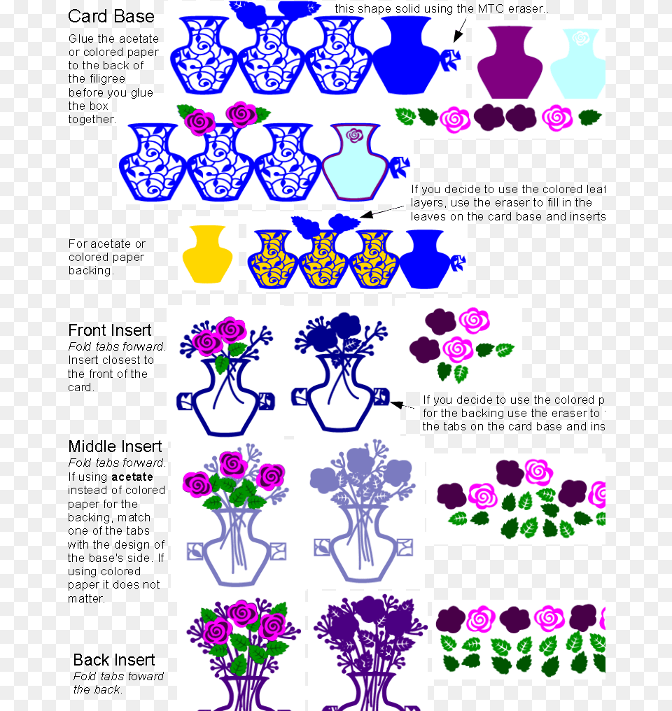 Directions For Vase With Flowers Download, Art, Purple, Graphics, Floral Design Png Image