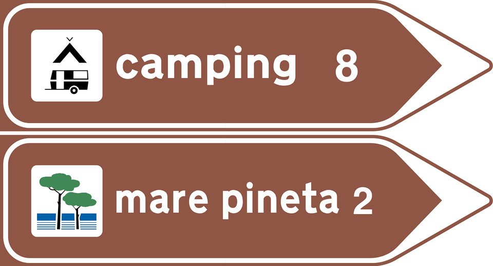Directions To Campsite And Beach Clipart, Sign, Symbol, Road Sign Png Image
