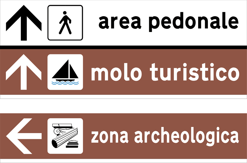 Directions To Tourist Destinations Clipart, Sign, Symbol, Road Sign, Person Free Transparent Png