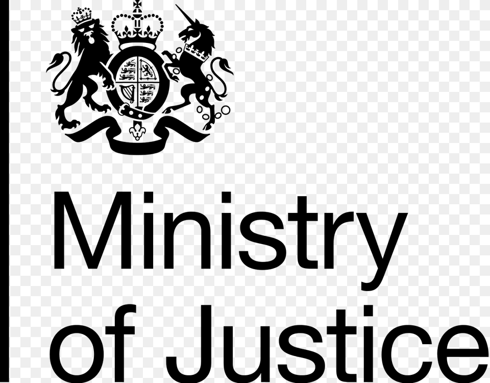 Director Data Driven Department And Culture Change Ministry Of Justice Logo, Gray Free Png Download