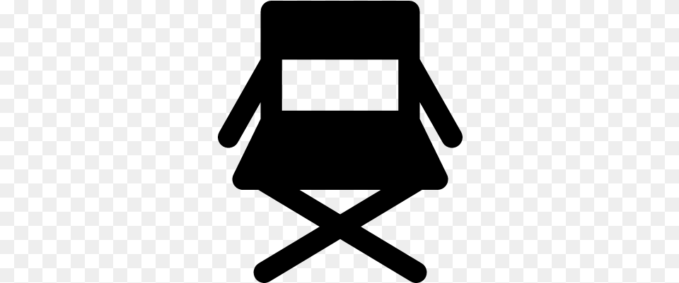 Director Film Chair Vector Film, Gray Free Transparent Png