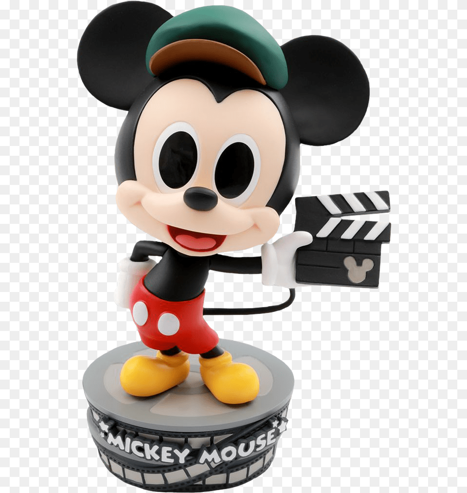 Director Mickey Mouse 90th Anniversary Cosbaby Mickey Mouse, Toy, Figurine, Clapperboard Free Transparent Png