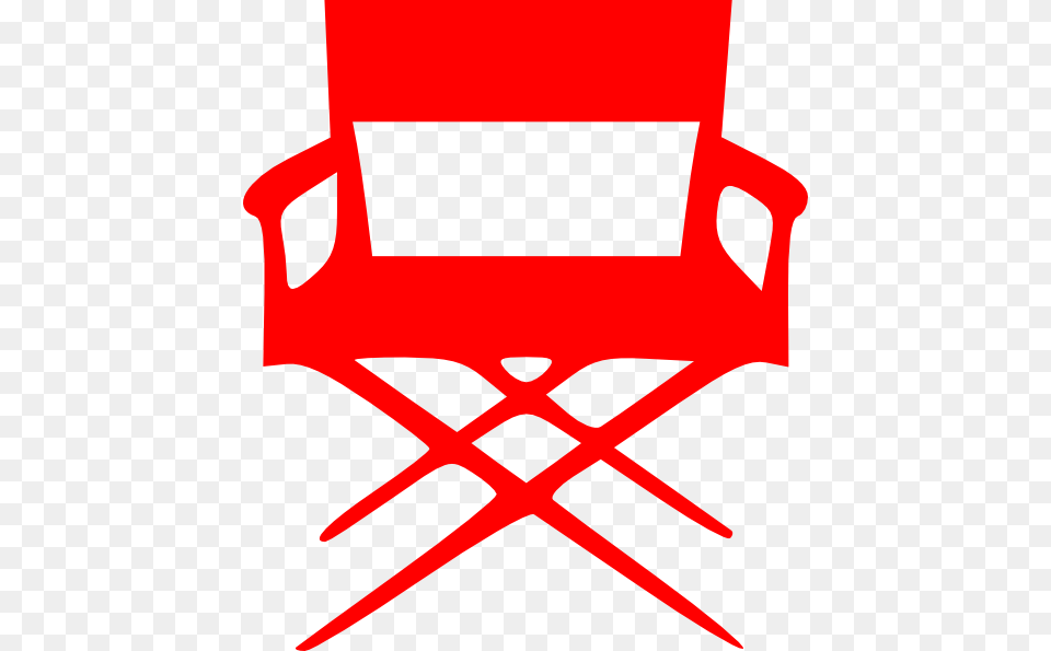 Director S Chair Red Clip Art, Furniture, Canvas Png Image