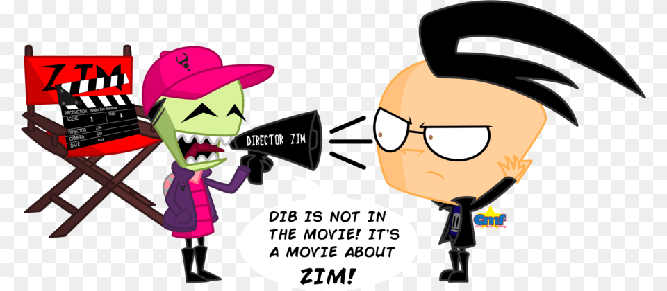 Director Zim By Tiny Invader Zim Tiny Toons, Book, Comics, Publication, Baby Png Image