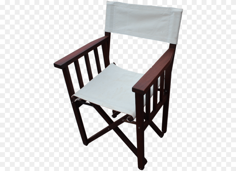 Directors Chair Dark Mahogany Chair, Canvas, Crib, Furniture, Infant Bed Png Image