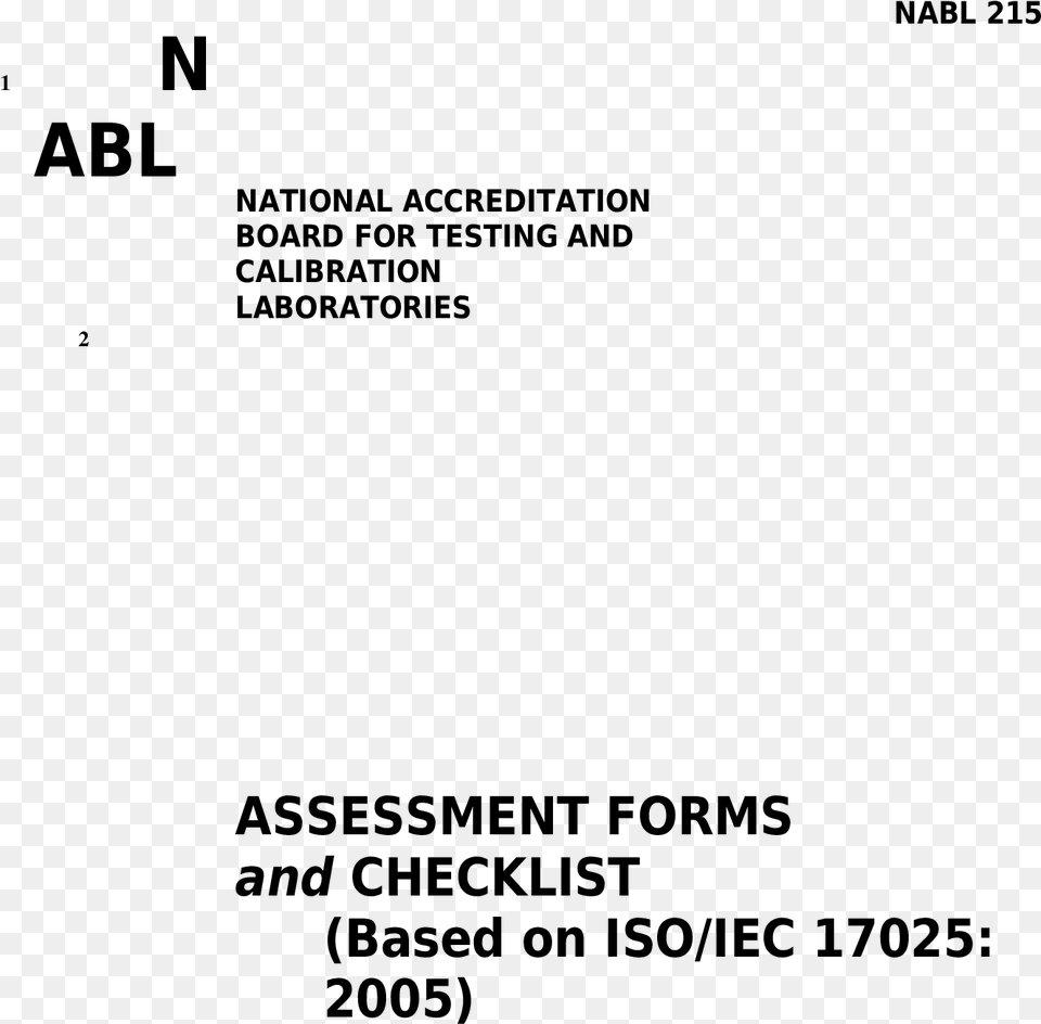 Directory Of Accredited Organizations Isoiec Document, Gray Free Png Download