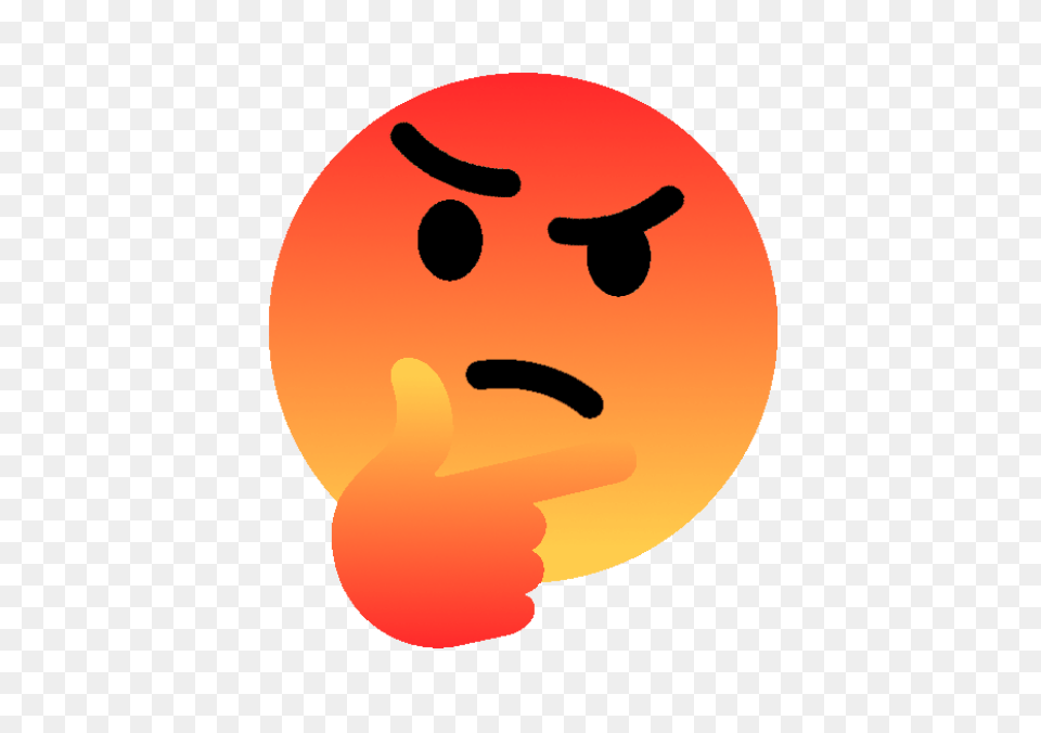 Directory Street Faceboo Facepalm Discord Angry Emoji Deep Fried Thinking Emoji, Person, Face, Head Free Png Download