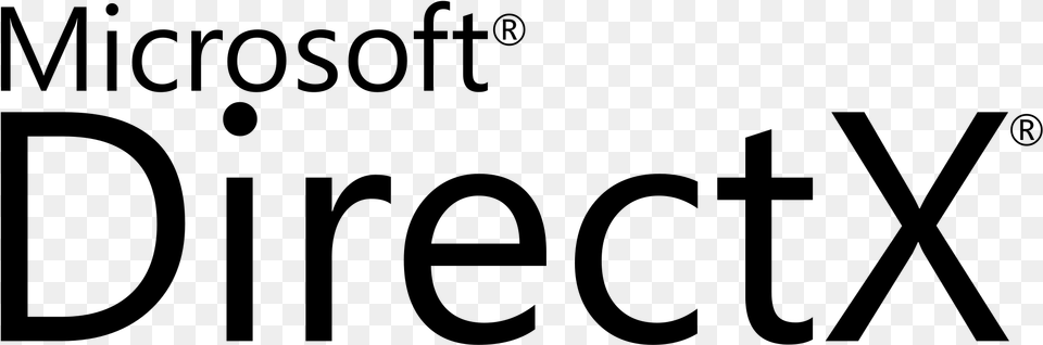 Directx Logo, Gray Png